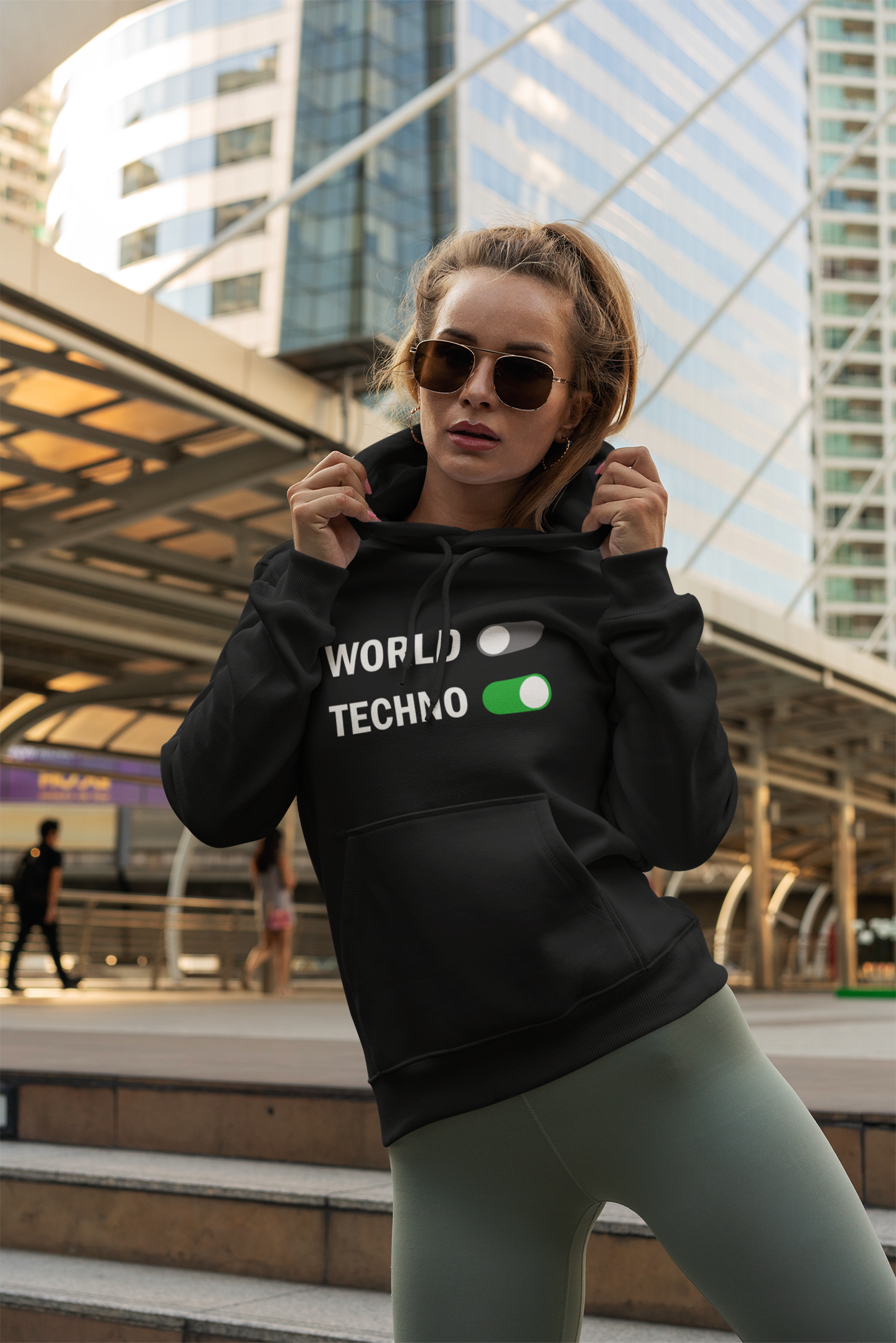 RAVETAP CLASSICS: "TECHNO-ON" HOODIE